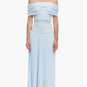 Lioness Field of Dreams Baby Blue Maxi Dress